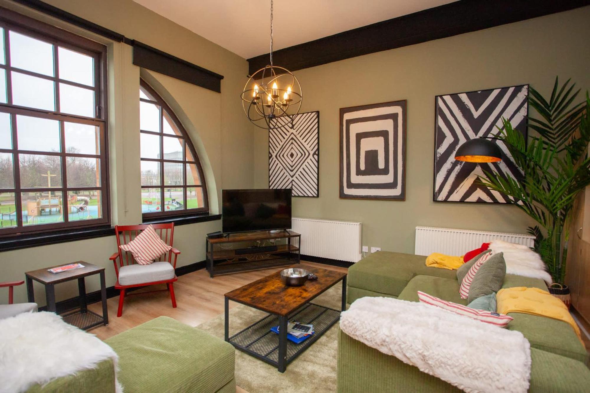 Glasgow Green Getaway With Free Parking Exterior photo